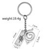 Naruto Keychain Logo Width Height and Weiht