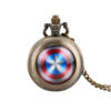 Pocket Watch Captain America Shield