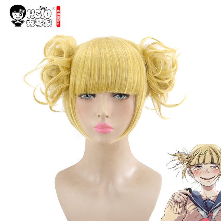 NEW High quality Himiko Toga Cosplay Wig My Hero Academy Costume Play