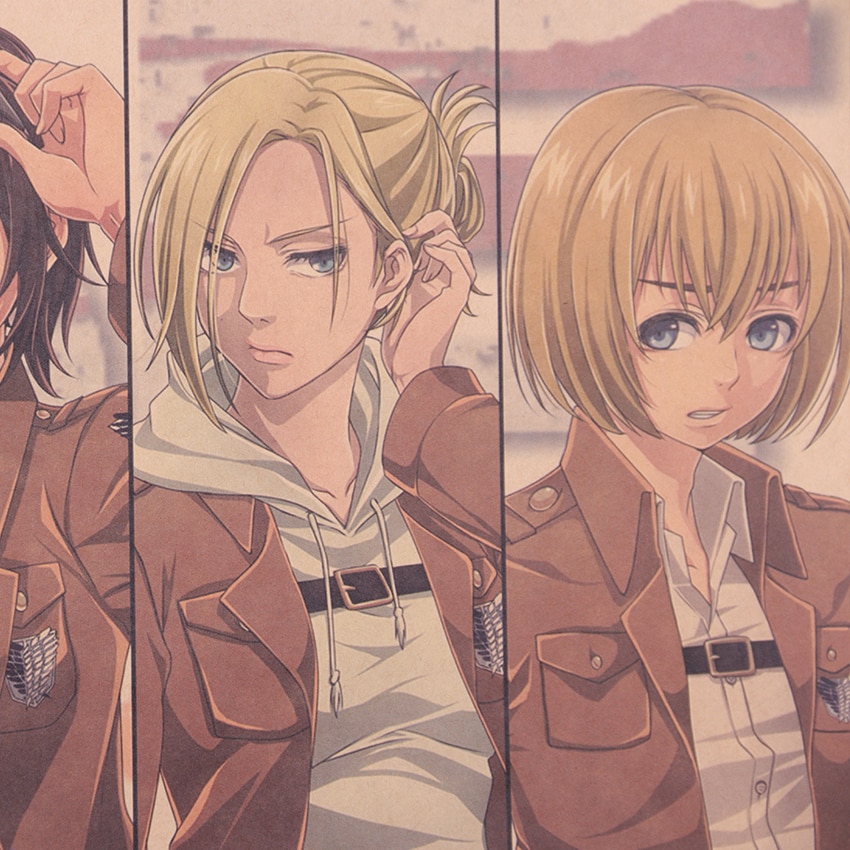 Attack on Titan Character Collection Poster - RykaMall