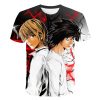 Harujaku Death Note Anime T-Shirts Skull 3D Printed