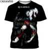 Harujaku Anime Death Note 3D Printed T-shirt