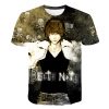 Harujaku Death Note Anime T-Shirts Skull 3D Printed