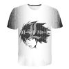 Harujaku Death Note Anime T-Shirts Skull 3D Printed