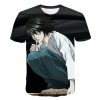 Harujaku Death Note Anime T-Shirts Skull 3D Printed