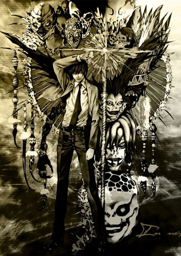 Anime Death Note Coated Paper Posters Wallpaper