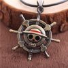 Anime One Piece Leather Necklaces For Men