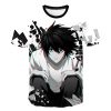 Harujaku Death Note Anime T-Shirts Skull 3D Printed