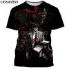 Harujaku Anime Death Note 3D Printed T-shirt