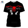 Death Note Anime 3D Print Oversized T Shirt For Men