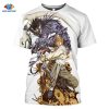 Death Note Anime 3D Print Oversized T Shirt For Men