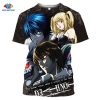 Death Note Anime 3D Print Oversized T Shirt For Men