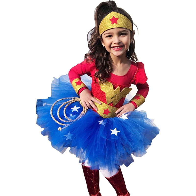 Wonder Woman Costume For Kids - RykaMall