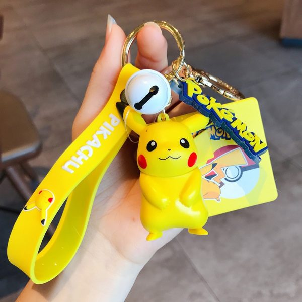 Pokemon Action Figure Pikachu Keychain