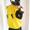 Yellow Hoodies Pokmon Cosplay Costume