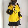 Yellow Hoodies Pokmon Cosplay Costume