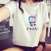 Korean Doraemon Tshirt For Women