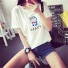 Korean Doraemon Tshirt For Women