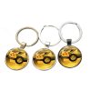 Pikachu Pokeball keyring chain