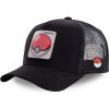 Pokemon Anime Black Snapback Cap