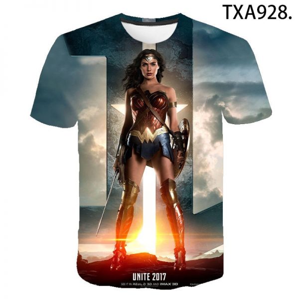 Wonder Woman 3D T Shirts