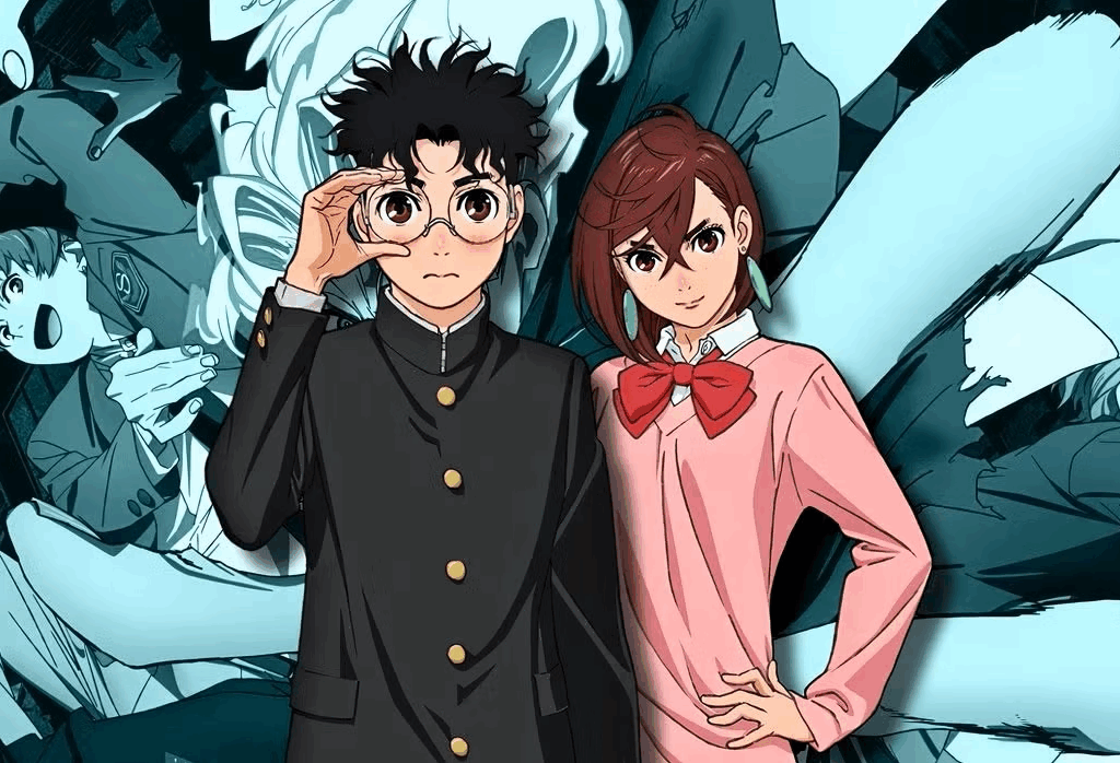 Ayase and Okarun reflecting on their journey in Dandadan